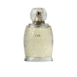 Artist’O Ode Eau de Parfum in an ornate clear glass bottle with a soft ivory fragrance, displayed with pastel pink luxury packaging – Find Online Today