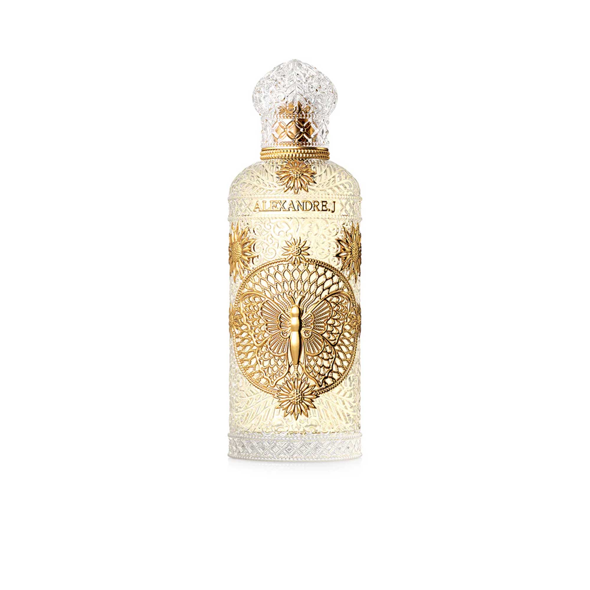 Alexander J Butterfly Gold Edition Eau de Parfum 100ml soft floral fruity powdery fragrance for women at Blue Salon Qatar Exclusive Online
