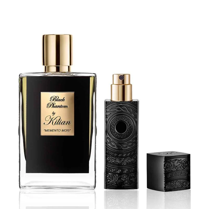 By Kilian Black Phantom Memento Mori Icon Set luxury unisex fragrance Shop Now Online at Blue Salon Qatar