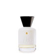 J.U.S Eau de Parfum in a matte white bottle with black cap and minimalist gold detail – Available for Online Purchase