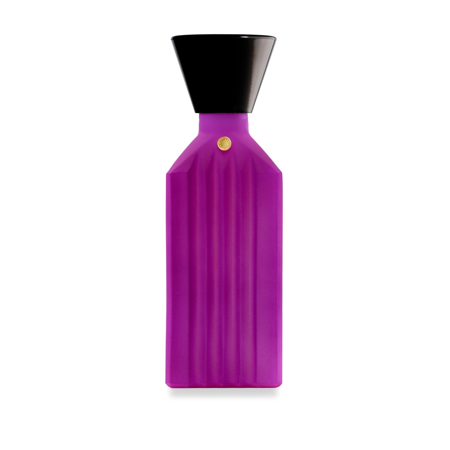 J.U.S Eau de Parfum in a vibrant purple sculpted bottle with black cap and gold accent – Shop the Latest Online