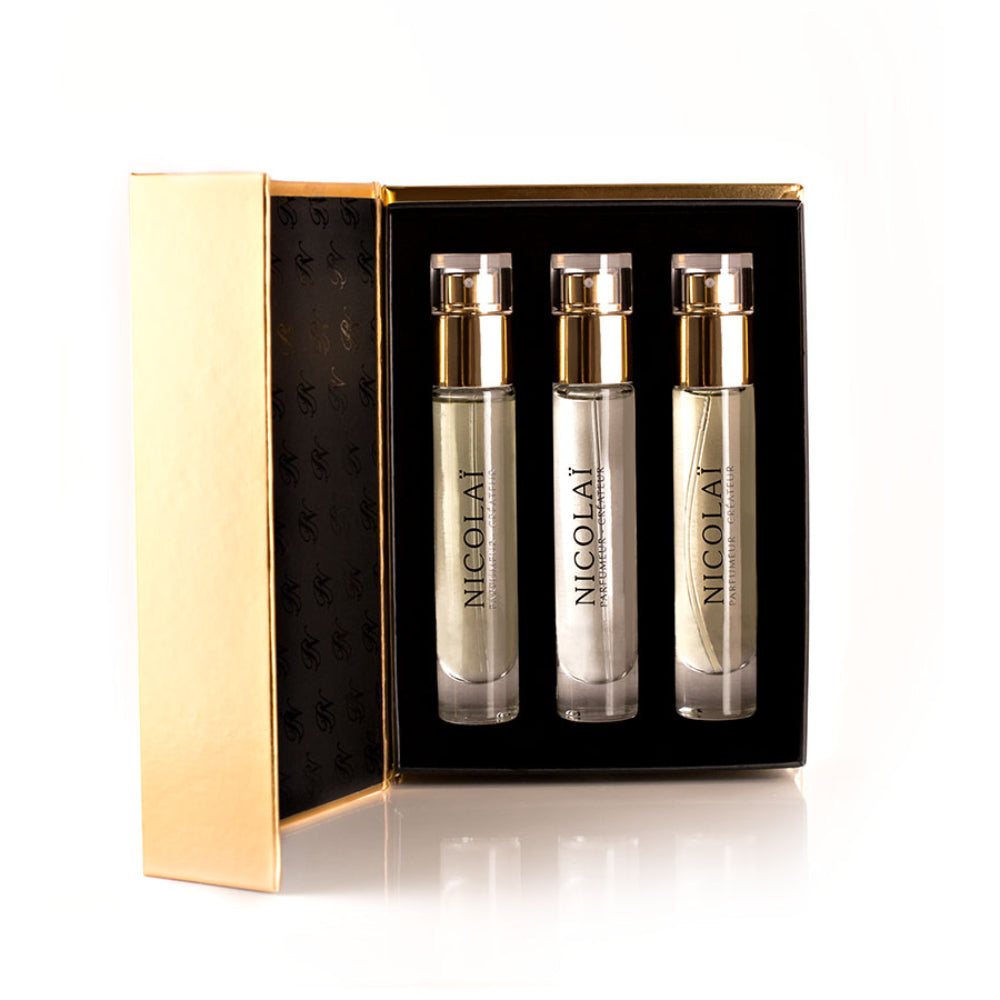 Parfums de Nicolai Patchouli Intense Eau de Parfum Coffret - 3 x 15ml - Blue Salon