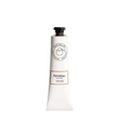 A white squeeze tube of Nicolaï Patchouli Intense Hand Cream featuring a black octagonal cap and the brand's classic circular logo.