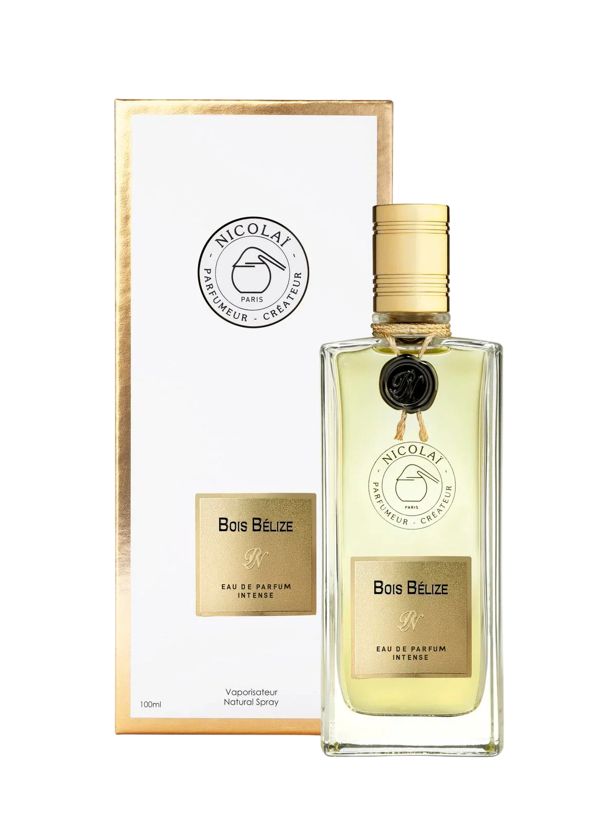 Discover the woody elegance of Nicolai Parfumeur Créateur Bois Bélize Intense. A sophisticated Eau de Parfum blending smoked woods with delicate floral and spicy accents.