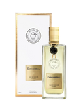 A 100ml clear glass bottle of Nicolai Caravansérail Intense Eau de Parfum. The bottle is adorned with a gold label, a gold-tone cap, and a signature black wax seal at the neck.
