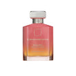 An 88ml orange and pink gradient glass bottle of Ormonde Jayne Sakura Eau de Parfum, featuring gold lettering and topped with a tiered silver neck and rectangular silver cap.
