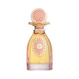 Gold-toned and light pink Thana Parfums Shabab EDP bottle with an ornate cap and decorative oval embellishment.