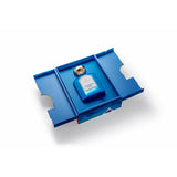 The Gate Fragrances Le Grand Bleu Extrait de Parfum blue glass bottle with gold cap and white label.