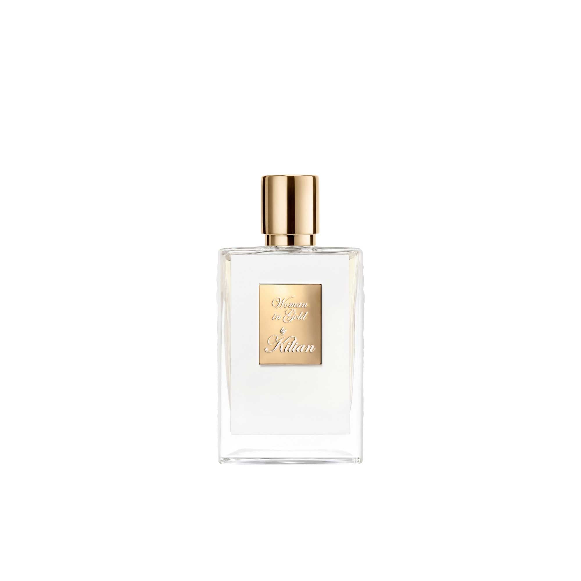 By Kilian Woman In Gold No Clutch EDP 50ml elegant citrus vanilla floral fragrance for women at Blue Salon Qatar Available for Online Purchase
