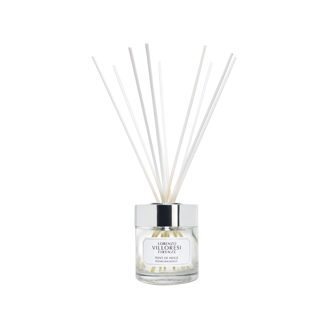 Lorenzo Villoresi Teint de Neige Room Fragrance 200ml + 10 Rattan Sticks