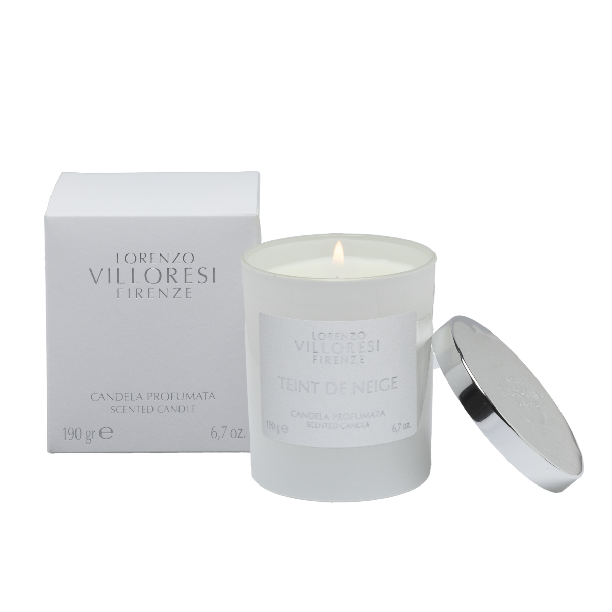 Lorenzo Villoresi Teint de Neige Scented Candle - 190g